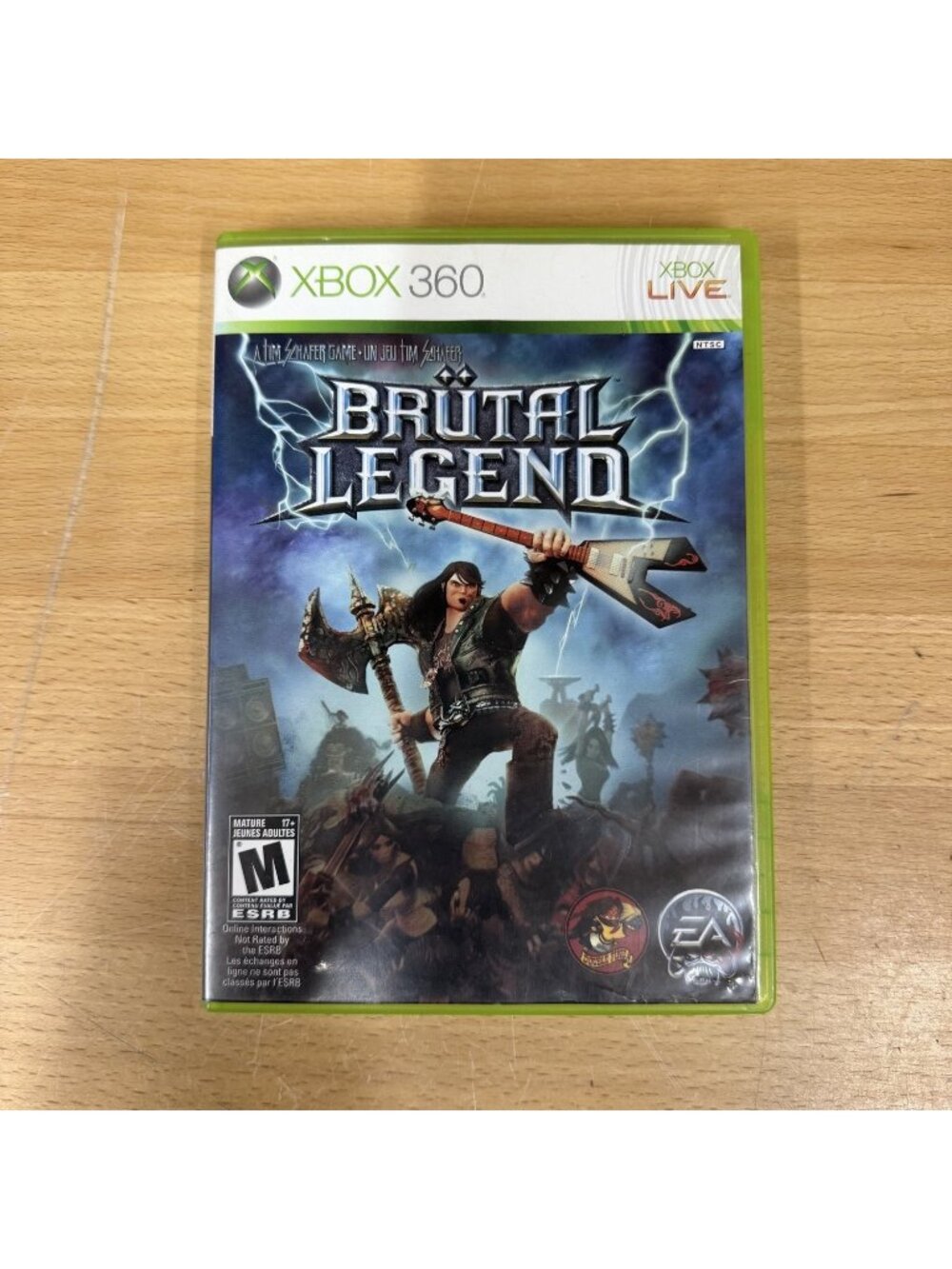 Brutal Legend (Microsoft Xbox 360, 2009) CIB Complete With Manual